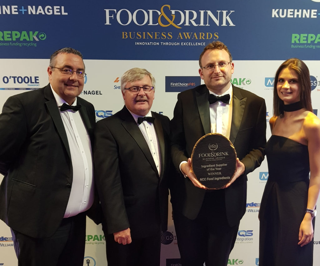 NCC Food Ingredients wins Ingredients Supplier of the Year Award
