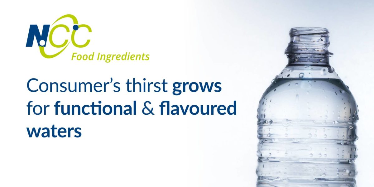 Consumer’s thirst grows for functional and flavoured waters