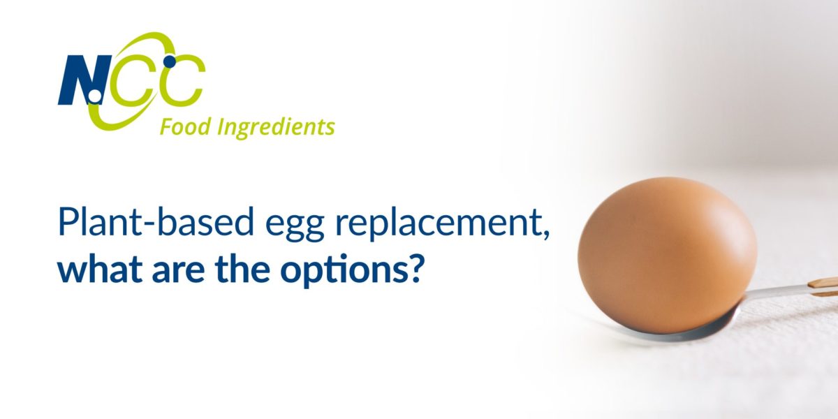 Plant based egg replacement