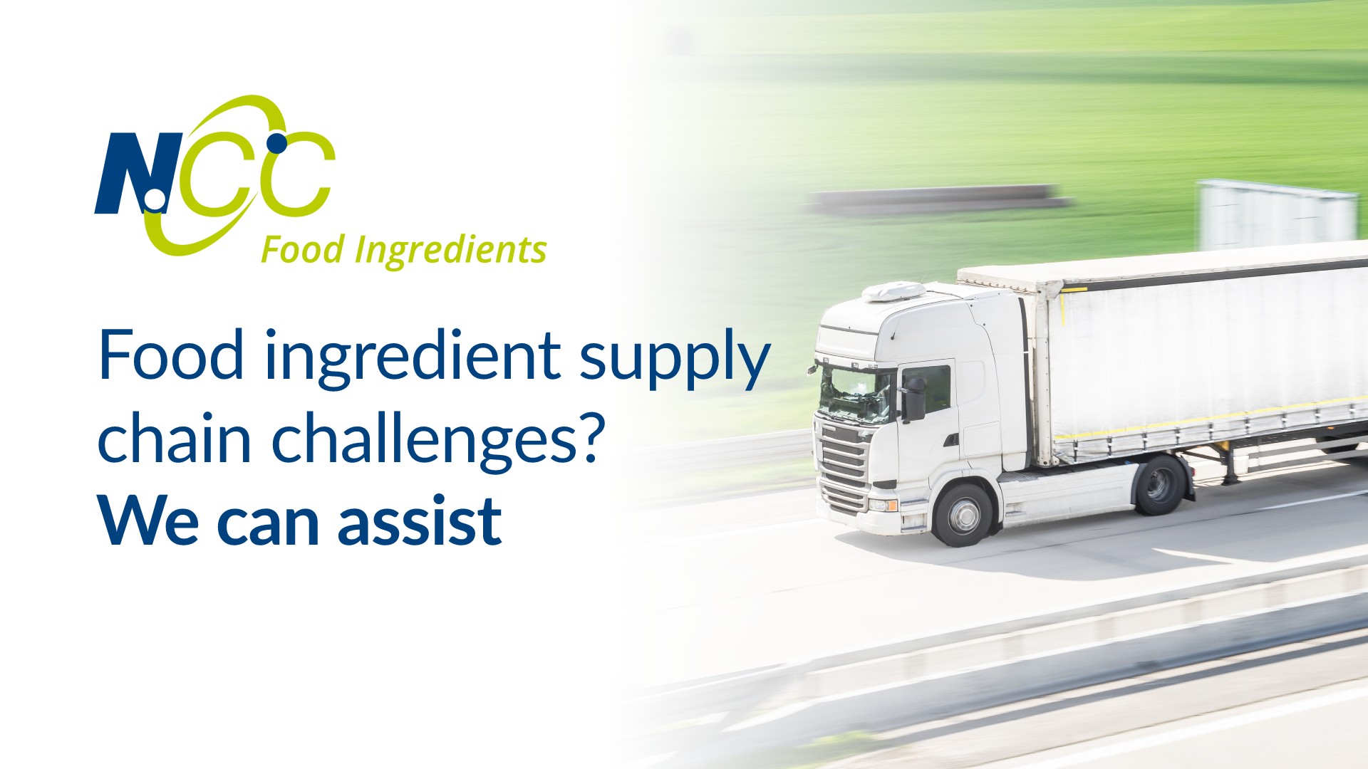 Food ingredient supply chain challenges We can assist
