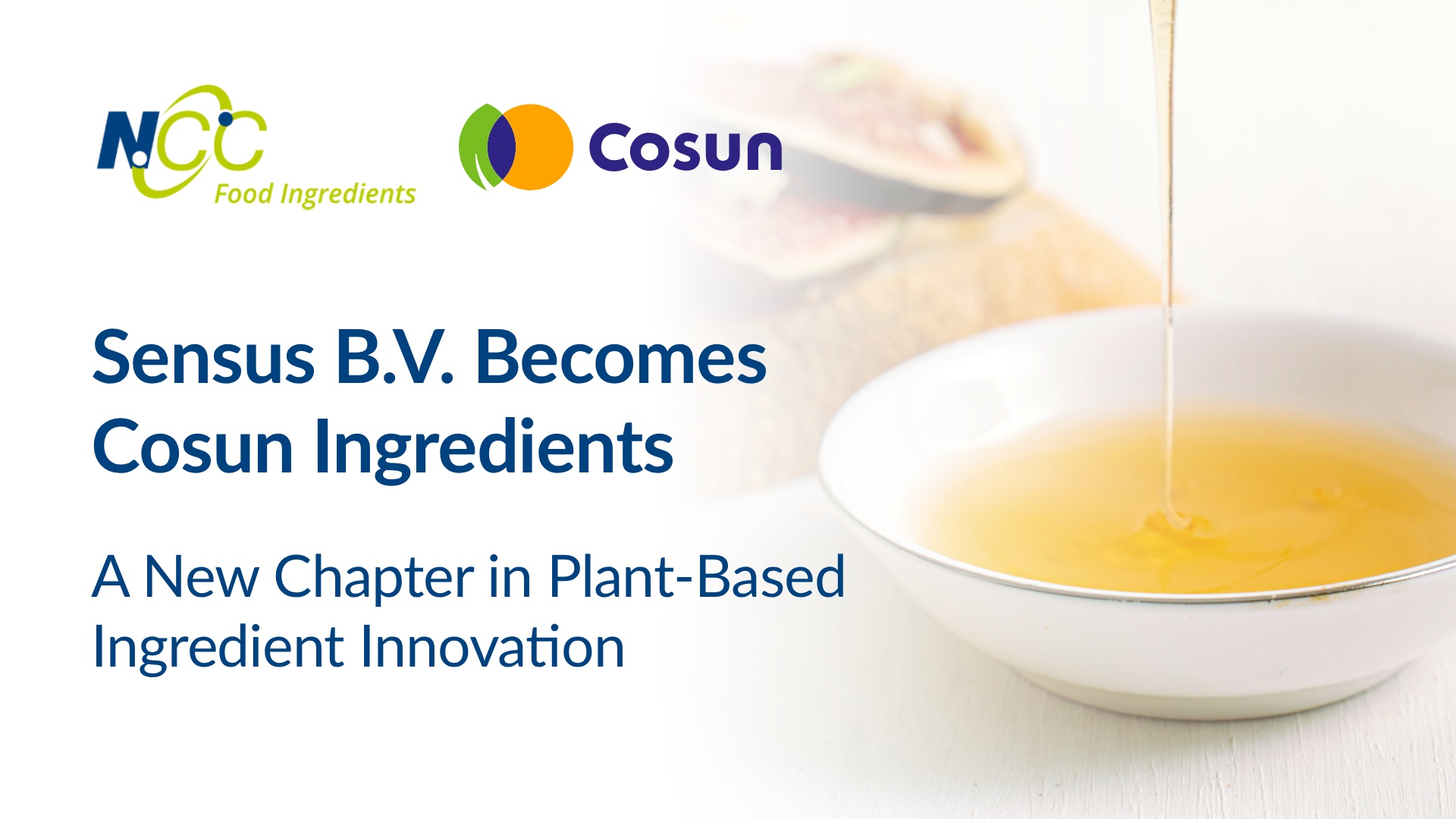 Sensus B.V. Becomes Cosun Ingredients